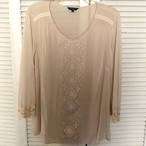 Hannah 1X beige Top